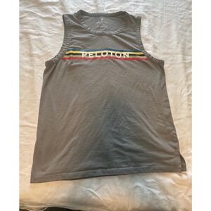 Peloton rainbow‎ logo tank top size small